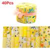 40Pcs 6.5x50CM Precuts Fabric Jelly Rolls Cotton Strip  For DIY Sewing and Handicraft Making