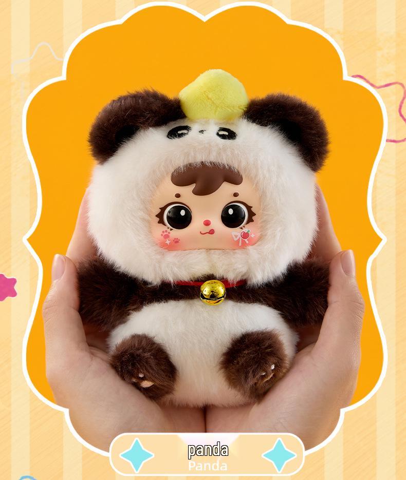 Creative Three Little Mao Plush Blind Box Toy: Cute Pet Figures for Friends, Classmates, Birthdays, and Home Décor
