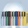 Multi Color Ultra-thin Matte Case For Samsung Galaxy Z Fold 7 6 5 4 Pen Slot with Touch Pen Tempered Film Shockproof Hard Cover