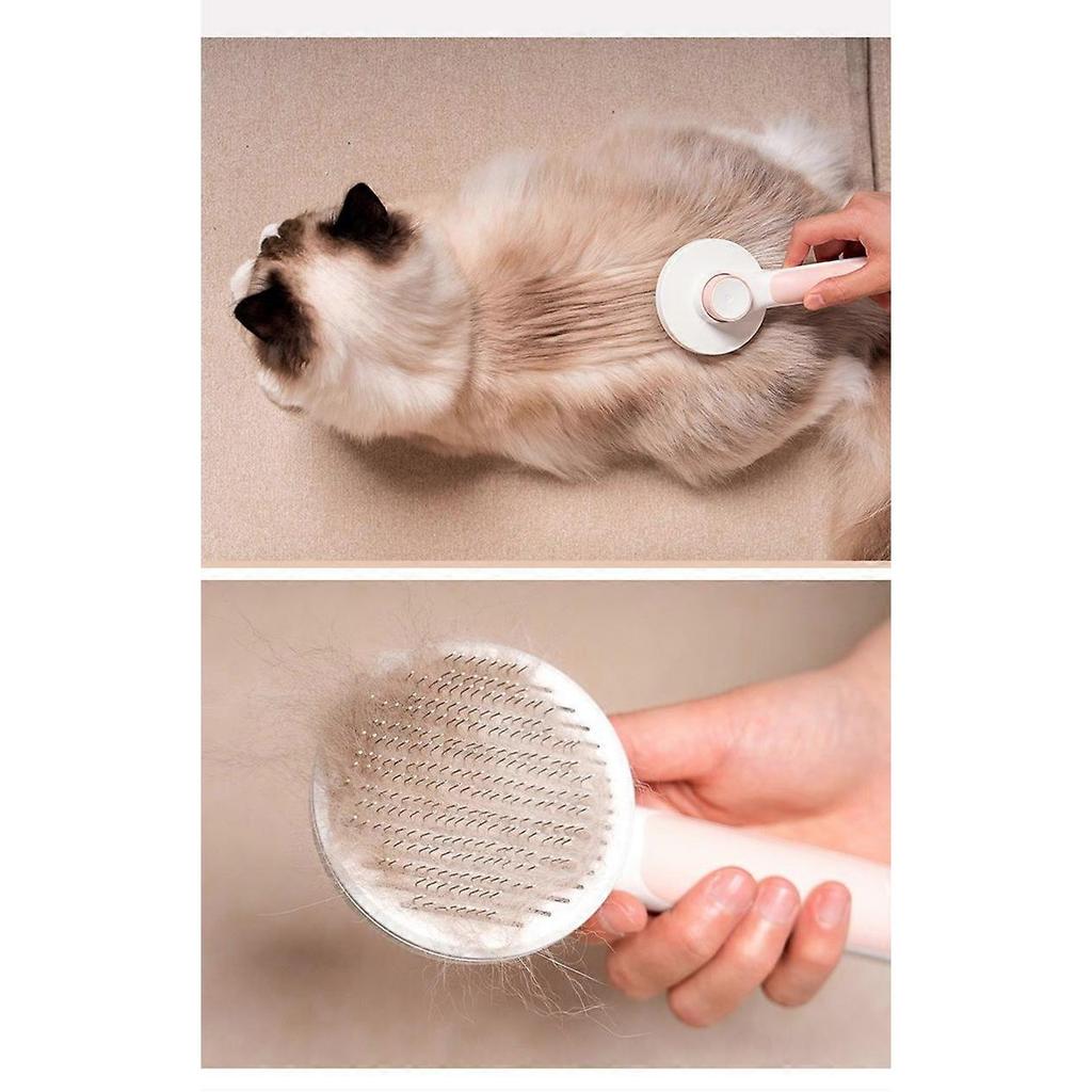 Dog Hair Brush Self-cleaning Comb for Dog and Cat Pet Supplies Removes
