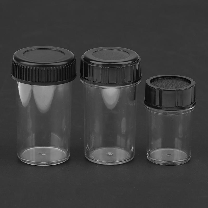 1 Stück Biologisches Mikroskop Objektiv Aufbewahrung Kunststoffbox Flasche Etui Staubschutzhülle