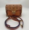 [Pre-Owned] Patricia Mini Coated Canvas Monogram Laurel Lock Crossbody Bag - Excellent #60A8RU