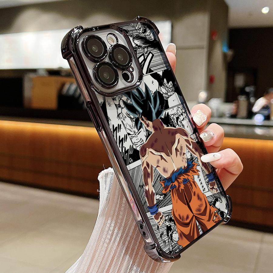 Case for iPhone 13 12 11 Pro Max 16e 16 15 14 Plus 17 Air Soft Cover Dragons Balls