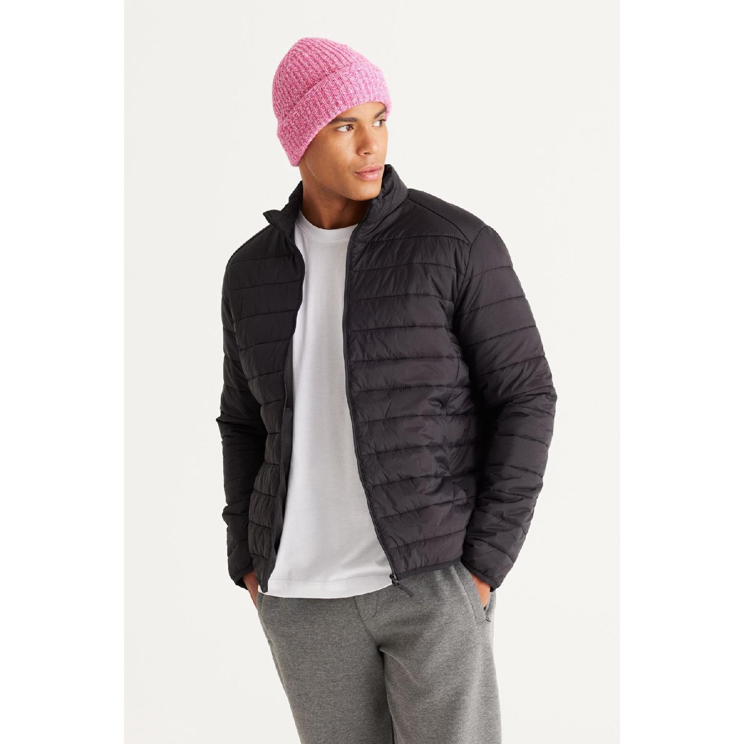 

Теплый свет, стандартная посадка, пуховое мужское пальто с ветрозащитной портативной сумкой S спаржевый