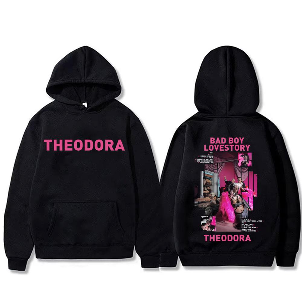 Rapper Theodora Mega Bbl Bad Boy Lovestory Hoodie Men Women Oversized Sweatshirt Men's Casual Vintage Pullover