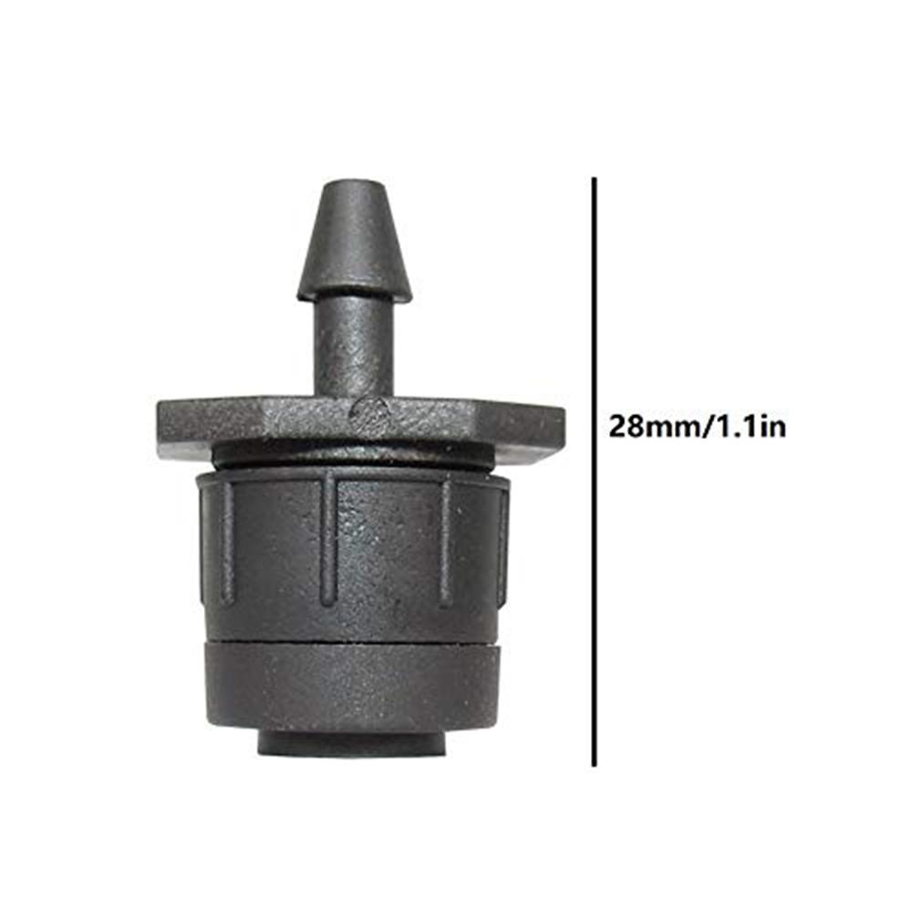 Pack of 50 Adjustable Irrigation Drippers with 360 Degree Water Flow for Precise Watering In Greenhouses and Lawns