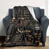 18Th Birthday Celebration Customize Your Name Blanket Soft Comfortable Lightweight And Versatile All Year Round Suitable For Travel Camping Picnics