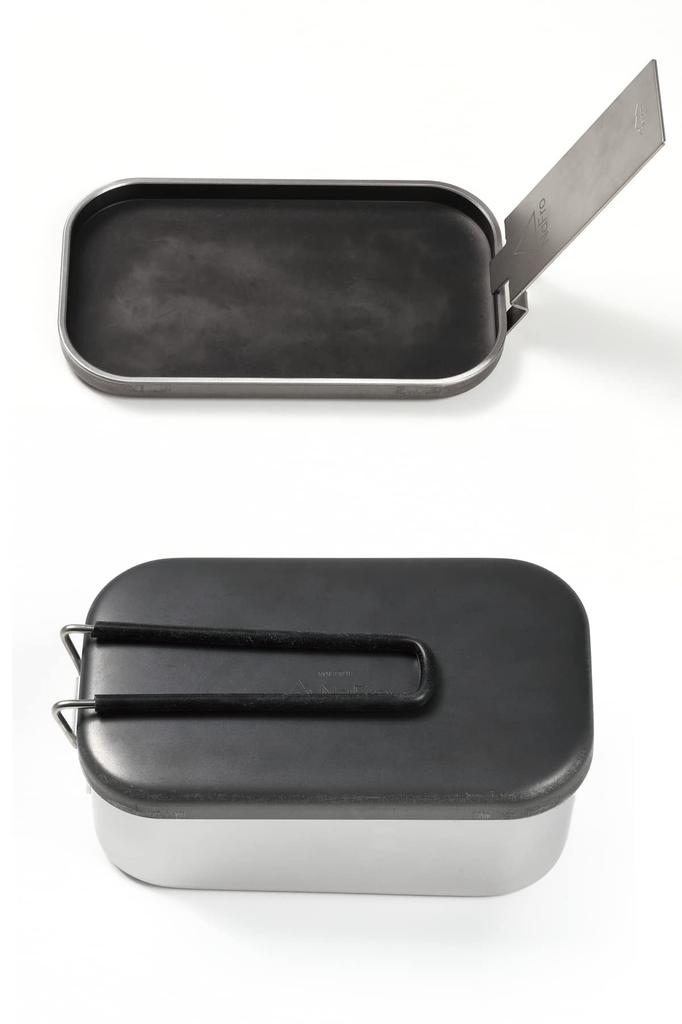 Kamakura NaFro "Lid Grill Pan" Grill Plate, Camping Iron Plate, Grill Pan, Compact, BBQ Iron Plate