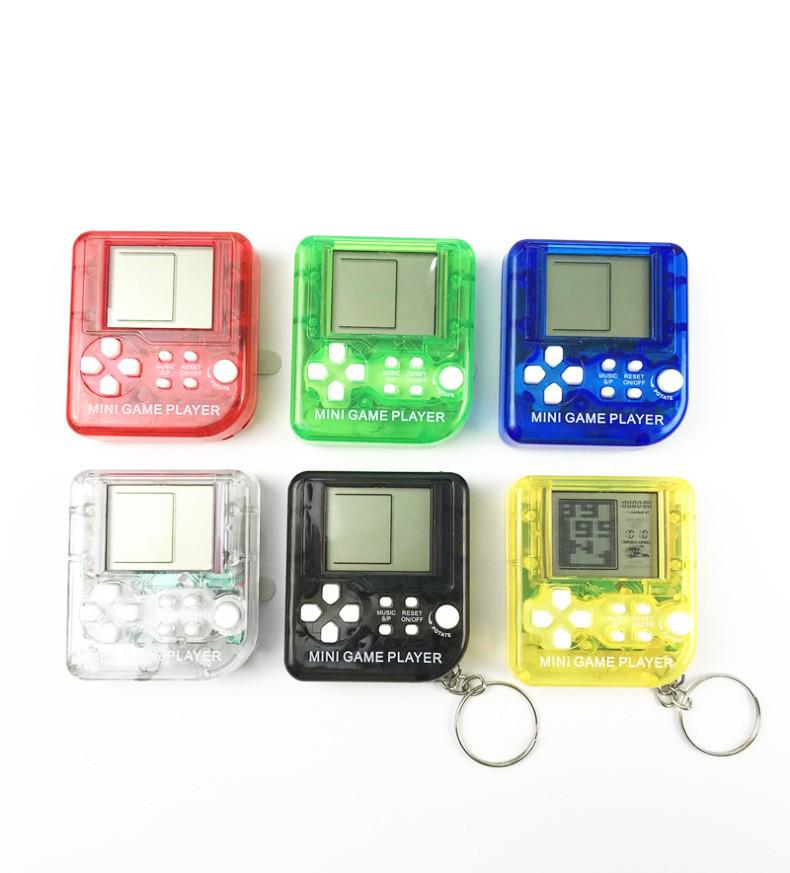 Tetris Handheld Mini Game Console Keychain – Portable, Nostalgic Puzzle Toy and Creative Gift