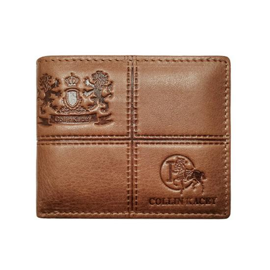 "Men's Casual Cowhide ID & Card Short Wallet"