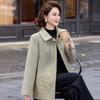 Women's Thickened Faux Mink Wool Coat for Middle-Aged and Elderly