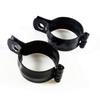 2x Black Motorcycle Bracket Spotlight Holder Sturdy Metal For Signal Light Installation Lamp Holder
