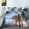 3D Dinosaur World Bedding Bedroom Dinosaur Quilt Cover Pillowcase Bed Sheet/Twin Full Size Bedding Home Decoration