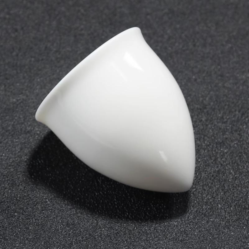Hat Cup Lamb Jade Porcelain Tea Cup Sketch Tea Cup Master Cup Ceramic Kung Fu Tea Set White Porcelain Water Drop Gratitude Cup
