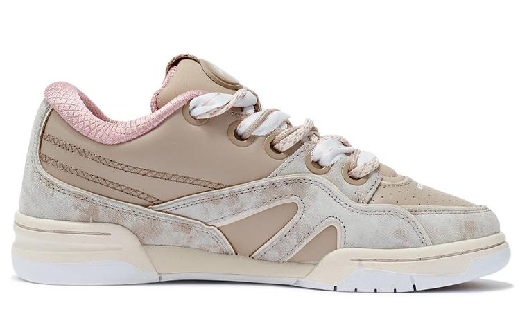Li Ning Deluxe SP Low Abrasion Resistant Breathable Low top Basketball Shoes Women's Loose Earth AGBR096-2