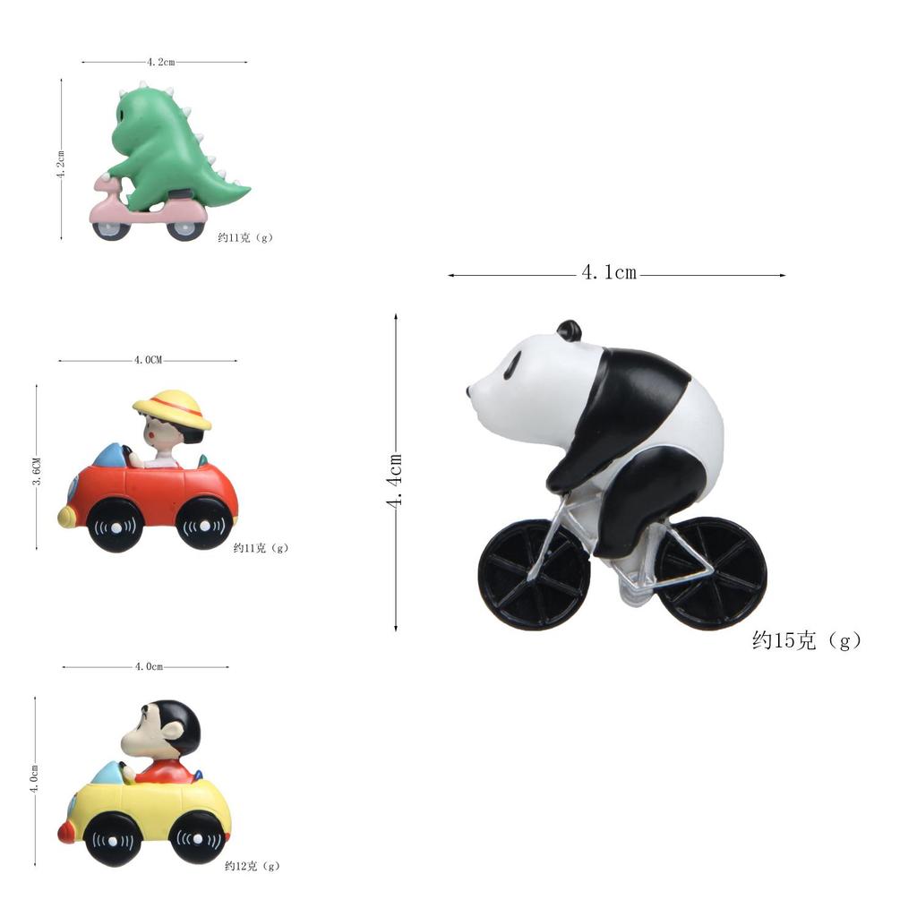 Mickey Mouse Drive A Car Resin Creative Refrigerator Magnet With Magnetic Base For Kids And Giftgiving