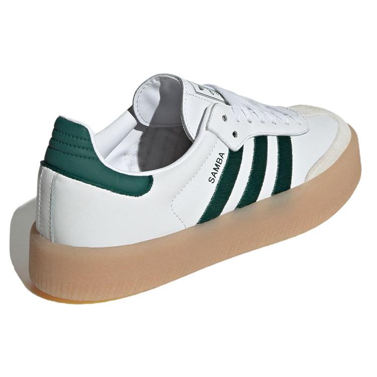 New Adidas Originals Sambae White Collegiate Green Gum Women's ID0440