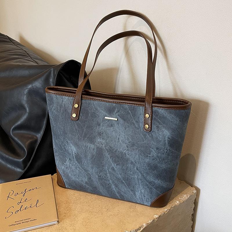 Premium Commuter Tote Bag Fashionable Versatile Big Bag Women's 2 New College Students Class Shoulder Bag