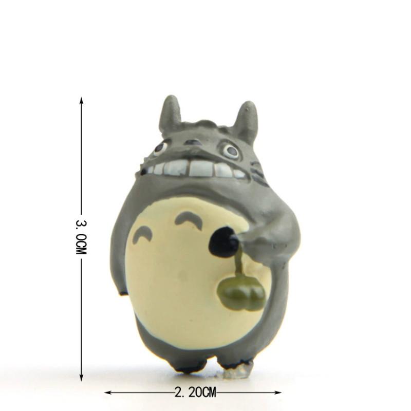 

Тоторо Мой сосед Цзунцзы Фигурки Модель Игрушка Мультяшное украшение Подарки Resin Smile Face