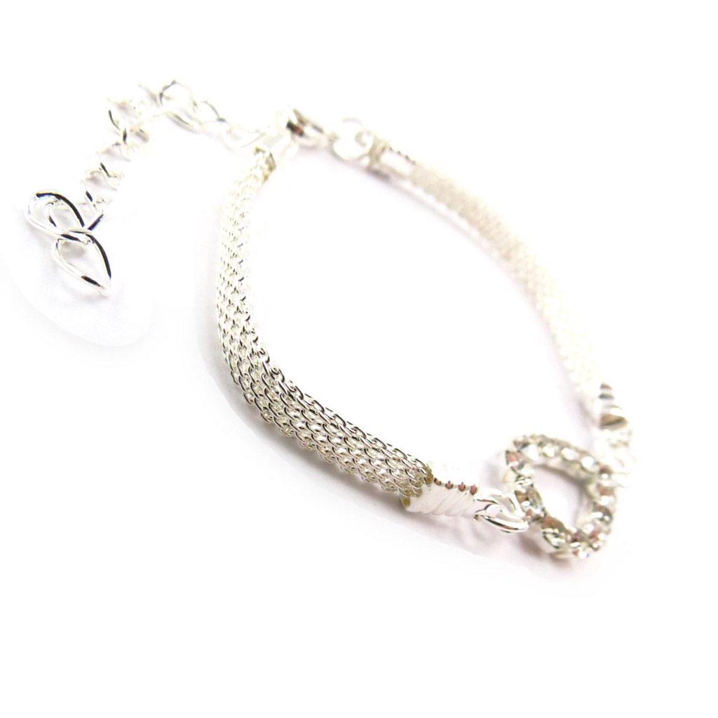 Les Trésors De Lily [J6869] - Weißes Designer-Armband „Sissi“