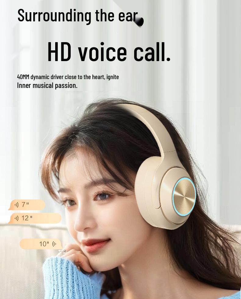 Exclusive Glow Bluetooth Headphones: Rotatable, Large Earcups, Long Battery Life