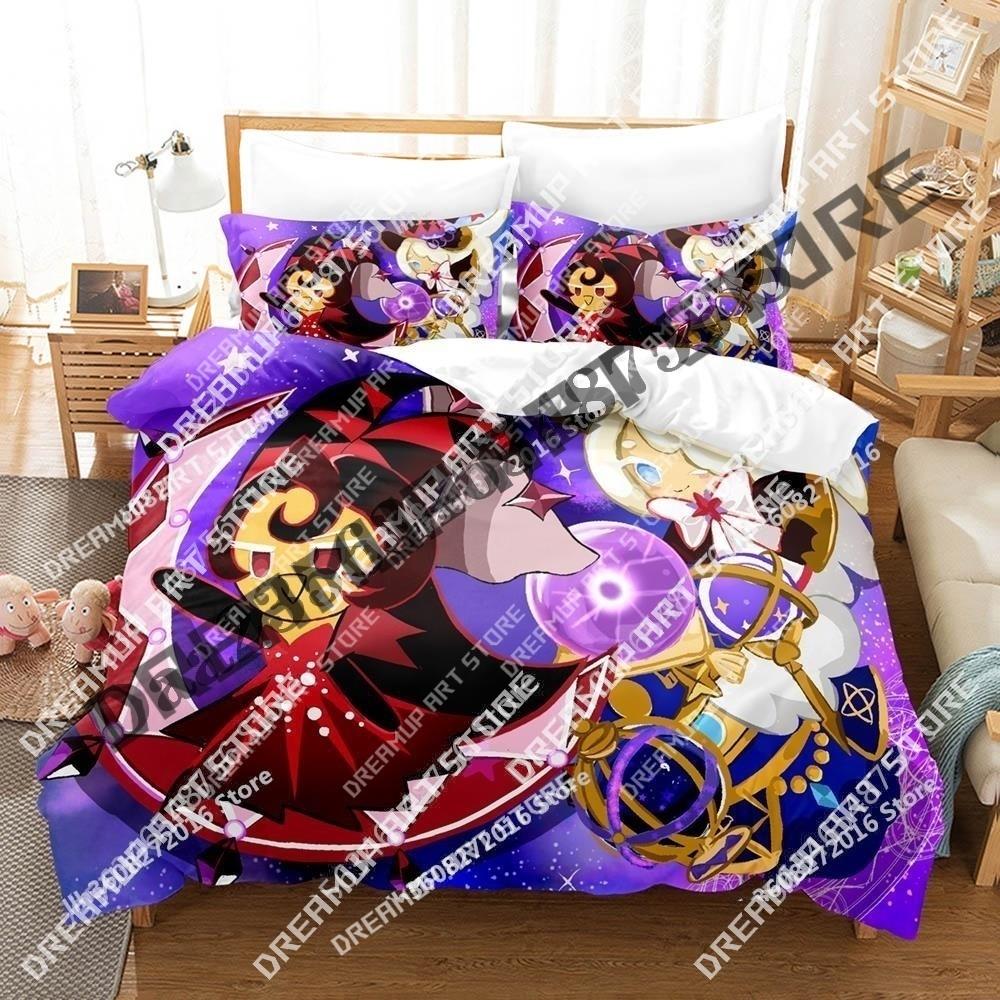 3D Print Game Anime Cookie Run OvenBreak Bedding Set Single Twin Full Queen King Size Bed Set Adult Kid Bedroom Duvetcover Sets