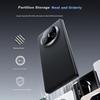 Aramid Fiber Hidden Magnetic RingPhone Case for Huawei Mate X6, Ultra-Thin Full Coverage Kevlar Foldable Screen Single Back Case