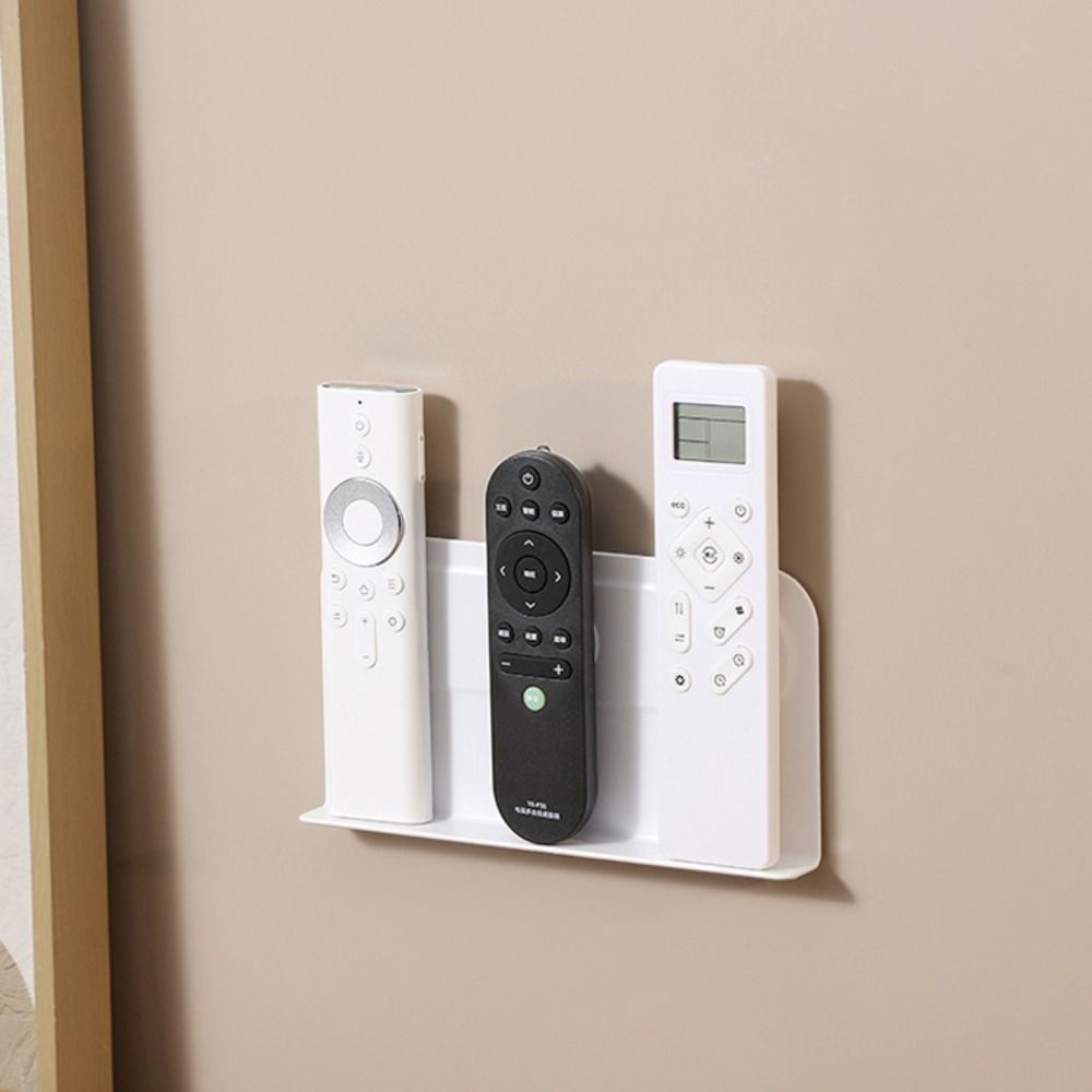 Self-Adhesive Magnetic Remote Control Holder Wall Mounted Remote Control Organizers