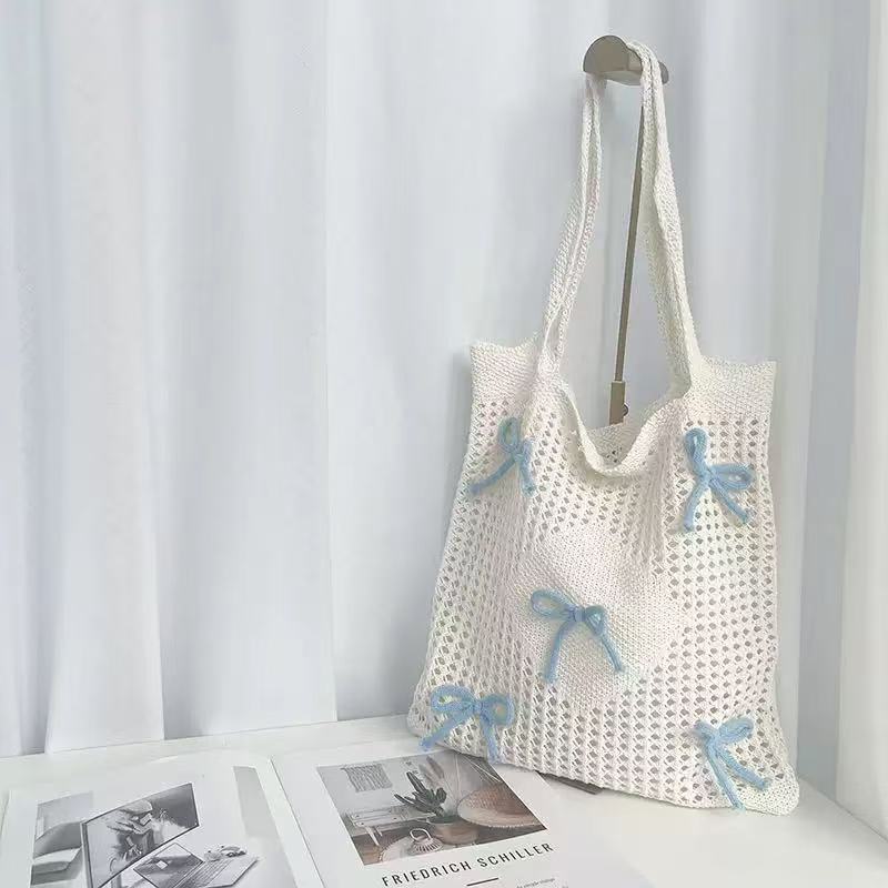 

Korean Style Women s Woven Bag 2026 New Texture Small Fresh Shoulder Crossbody Bag Fashion Women s Bag синій