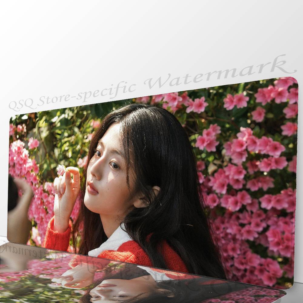 Korean Celebrity S-Shin Eun Soo Mousepad Non-slip Suitable For Office Computers Laptops E-sports Game Desk Mats XXL Keyboard