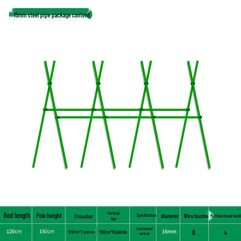 Vegetable Garden Climbing Support: Bean, Cucumber, and Runner Bean Trellis Frame