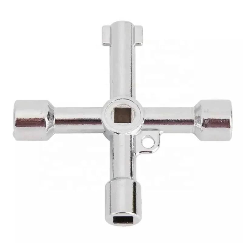 Practical Crosses Shaped Multiple Task Wrench Optimized For Mechanical Repairs Appliance Fixing And Emergency Toolboxes