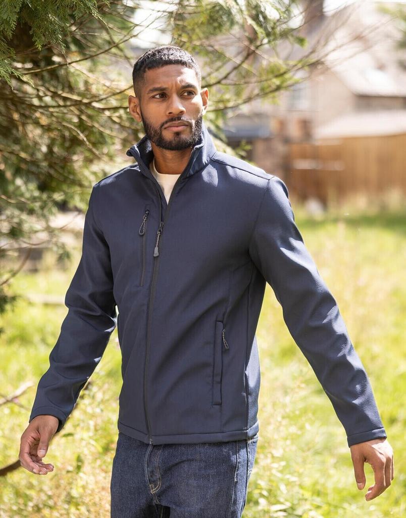 Jacket Regatta Professional Honestly Made Recycled Printable Softshell Jacket for Men (TRA600) Honestly Made Recycled Grey