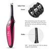 Heated Eyelash Curler, Electric Eyelash Curler, Mini USB Rechargeable LCD Display Quick Heating with 4 Temperature Gears, Long Lasting Safe and