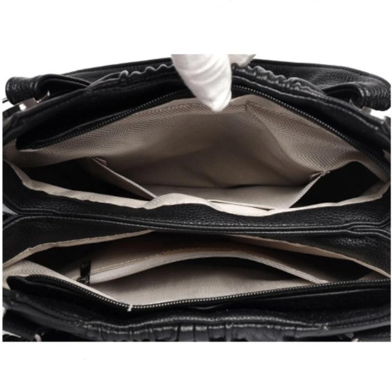Designer Handbags Women Luxury 2025 Soft PU Leather Crossbody Shoulder Bags High Quality Vintage Tote Bag Large Capacity Famale Hand Bag