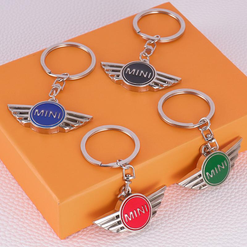 Metal Car Keychain Badge Key Ring Pendant Car Key Accessories For For BMW Mini Cooper R50 R53 R55 R56 R60 R61 F54 F55 F56 F60 ou2