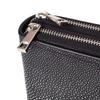 [Revetta] Stingray Leather Long Wallet, Large Capacity, 40 Card Slots, Double Zipper Closure, Silver, Galuchat, Stingray, Black, Men's, Genuine