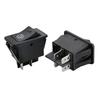 Automotive Fog Lamp Toggle Switches with LED Light And Quick Install 4 Pin 12V Fog Lamp Toggle Switches For Truck Boat