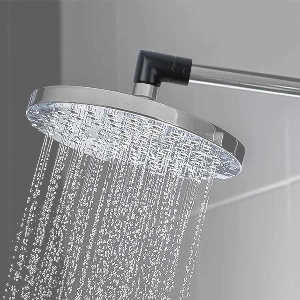 Schwarze Duscharmatur G1/2 Duschanschluss Duschbogen Auslaufsicher