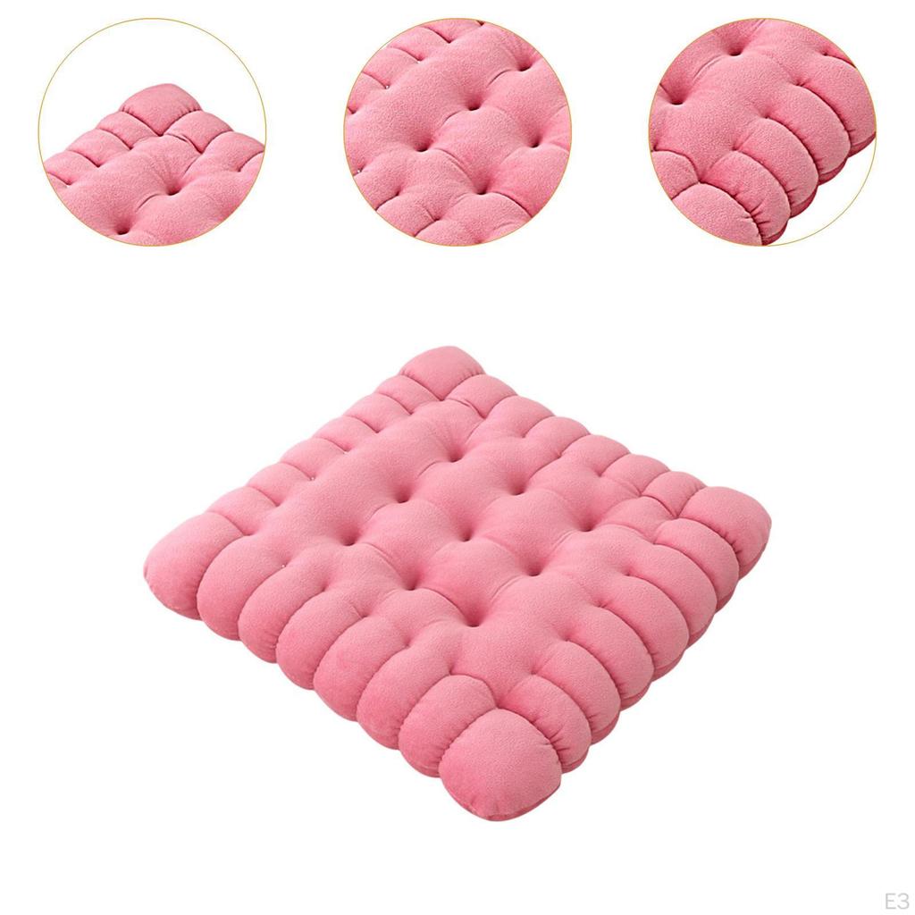 Biscuit Design Cushion Floor Pad for Living Room And Meditation