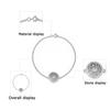 Fine 925 Sterling Silver Platinum Plated Chain Link Bracelet Women's Fashion Beaded Exquisite Zircon Details Wedding Gift Party