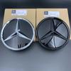 1pcs Front Grille Star Logo Badge Mirror Bottom 3D ABS Logo for Amg W205 W176 W212 W218 C117 CLA GLA CLS GLC Class
