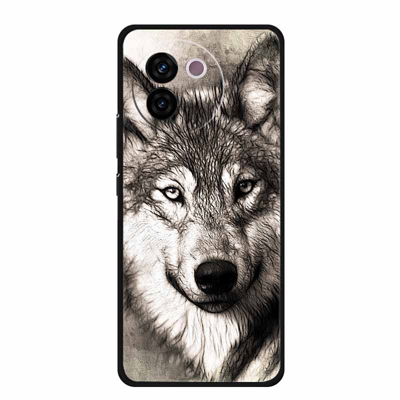 For Vivo V30e Case Popular Black Silicone Soft Back Cover Case For Vivo V30e Phone Case Cover V 30 e V 30e V30 e Coque Funda Bag