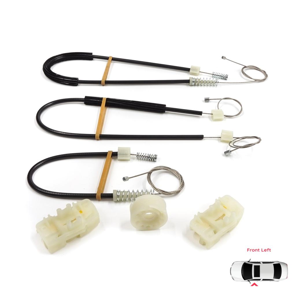 EWR453 Fensterheber Reparatursatz Vorne Linke Tür für Seat Leon MK2 1P 1P1 2005-2012 5-Türer HB 1P0837461A