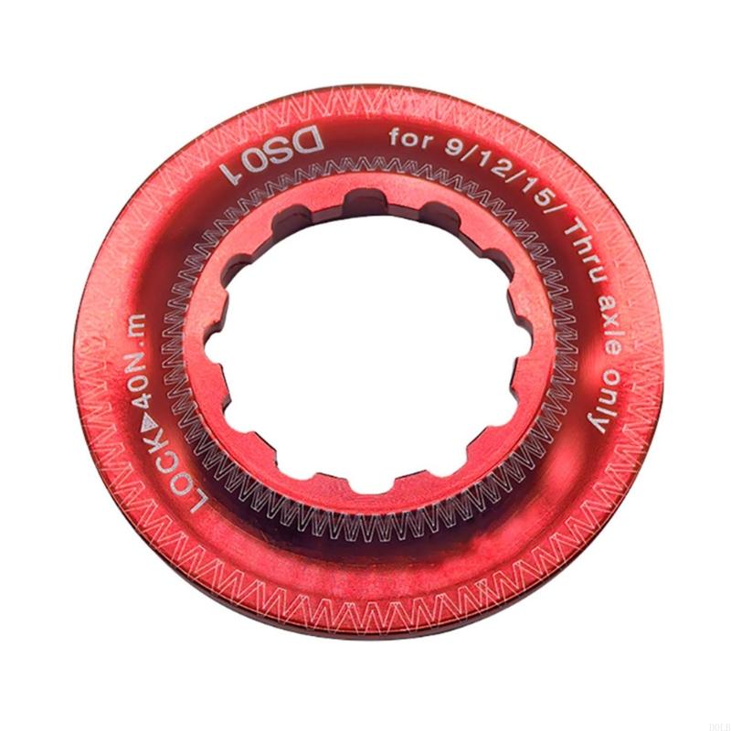 

High Strengths Aluminum Centerlock Disc Lockring for 9mm 12mm 15mm Axles красный