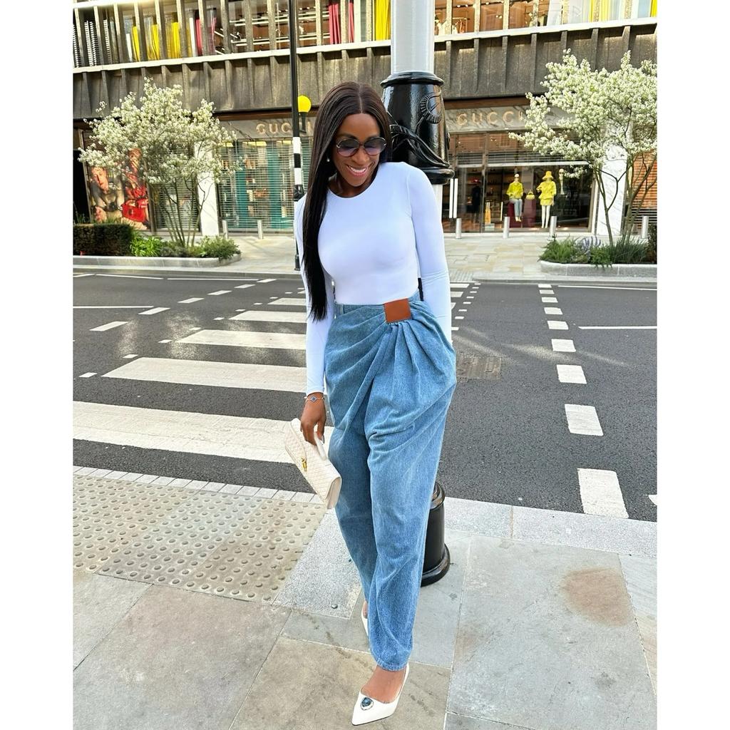 VIONA Women Wide Leg Pants Jeans Washed High Waist Folds Distressed Denims Spring Vintage Female Trousers Streetwear Floor Length