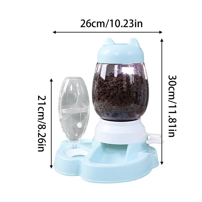 Large Capacity Pet Feeder Bowls Automatic Water Dispenser Push-Type Dog Treat Puzzle Slow Feeder Enrichment Pet Supplies