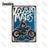 Hill Bobber Motorcycles Metal Signs Cafe Racer Oil School Chopper Metal Poster Vintage Plaque Retro Tin Plate Garage Home Decor