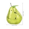Disco Ball Pear Shaped Mirror Ball Retro Reflective Decor Tabletop Centerpiece Party Decoration Back to 70S Disco Party Supplies
