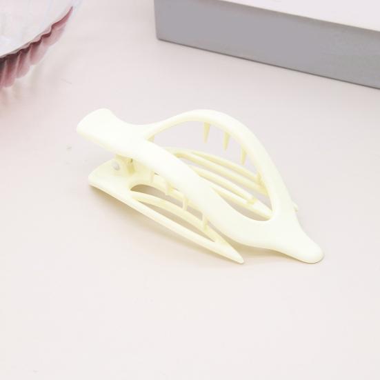 Haarspange für Damen, Blattform, rutschfeste Zähne, Haarnadel, Hinterkopf, Haarhalter, leicht zu tragendes Haar-Accessoire